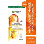 Garnier C Vitamini Yorgunluk Karşıtı Ampul Kağıt Maske 15 gr - 2