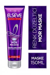 L'Oréal Paris Elseve Turunculaşma Karşıtı Renk Düzeltici Mor Maske 150 ml - 2