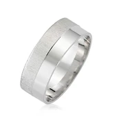 Gümüş Mat Parlak Alyans  SL2369 thumbnail 1