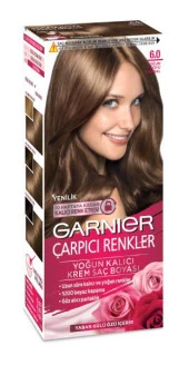 Garnier Çarpıcı Renkler Krem Saç Boyası - 6.0 Yoğun Koyu Kumral - 1