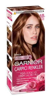 Garnier Çarpıcı Renkler Krem Saç Boyası - 6.35 Çarpıcı Altın Kahve - 1