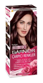 Garnier Çarpıcı Renkler Krem Saç Boyası - 4.15 Buzlu Kestane - 1