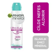 Garnier Mineral Ultra Kuru Kadın Deodorant 150 ml thumbnail 2