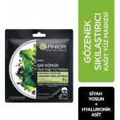 Garnier Saf Kömür Siyah Yosun Kağıt Gözenek Sıkılaştırıcı Yüz Maskesi - 2