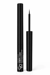 Golden Rose Vinyl Liner Waterproof Eyeliner Gloss Black - 1