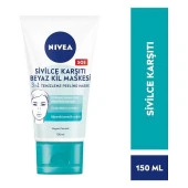 Nivea Sivilce Karşıtı 3'ü 1 Arada Beyaz Kil Maskesi 150 ml - 2