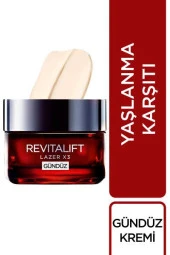 L’Oréal Paris Revitalift Lazer X3 Yoğun Yaşlanma Karşıtı Gündüz Bakım Kremi 50 ml - 2
