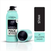 L’Oréal Paris Magic Retouch Beyazlar için Anında Kapatıcı Sprey 75 ml - Siyah - 1