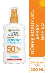 Garnier Ambre Solaire Sensitive Advanced Spf 50+ Çocuk Sprey 200 ml - 2