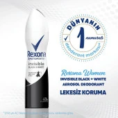 Rexona Invisible Black+White Kadın Deodorant 200 ml - 2