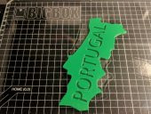Portekiz Haritası Plastik Aparat - 1