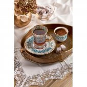 Gordion M04679 18 Parça Kulplu Çay-Mıra Takımı Latif - 1