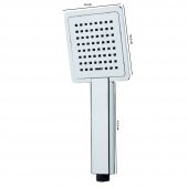 T-MAY Banyo Çam İnce Kare El Duş Seti Başlığı Tasarruflu Krom - 2