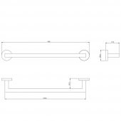 Serel Banyo Rita Uzun Havluluk 45 Cm 140112003 E.C.A - 2