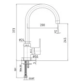 Eca Nita Esnek Uçlu Mutfak Eviye Bataryası Siyah Renkli 102118109 thumbnail 2