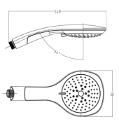 Tema Banyo Bianco El Duş Başlığı+Vera Banyo Duş Hortumu Pvc Kopmaz - 4