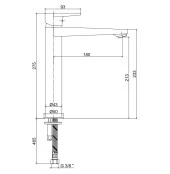 ECA Dalia Yüksek Tip Lavabo Bataryası 102188114 thumbnail 2