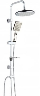 ECA İcon Banyo Bataryası+T-MAY Banyo Gediz Oval Tepe Duş Takımı Seti Paslanmaz Krom thumbnail 4