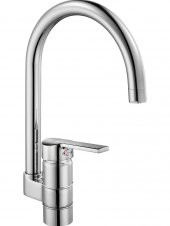 ECA Delta Tek Gövde Eviye Bataryası Krom 102118114 thumbnail 1