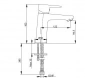 ECA Dalia Lavabo Bataryası 102188111 20 Yıl Garantili E.C.A. thumbnail 5