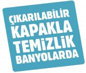 T-MAY Gökbel Kare Yavaş Kapanan Amortisörlü Klozet Kapağı Soft Close - 7
