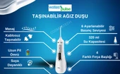 Waterpulse Water Flosser V500 Kablosuz Taşınabilir Ağız Duş Bakım Seti Beyaz - 3