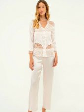 Pierre Cardin Bayan 6lı Saten Gelin Çeyiz Seti 6225 - 7