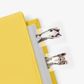 Mustard Cat in a Book - 1