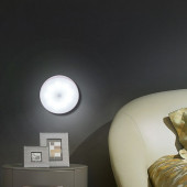 4 ADET Sensörlü Pır Hareket Sensörlü Çift Renkli USB Şarjlı Gece Lambası A08(4 ADET) - 2