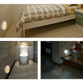 4 ADET Sensörlü Pır Hareket Sensörlü Çift Renkli USB Şarjlı Gece Lambası A08(4 ADET) - 3