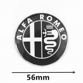 ALFA ROMEO LOGOLU 4 ADET 56MM JANT GÖBEK STICKER (SİYAH-GÜMÜŞ) thumbnail 5