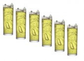 Lav ince taban limonata bardak - 6 lı rakı bardağı - 1