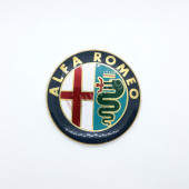 ALFA ROMEO DİREKSİYON STICKER LOGO 40MM (GOLD YEŞİL) thumbnail 1