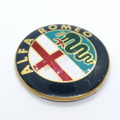 ALFA ROMEO DİREKSİYON STICKER LOGO 40MM (GOLD YEŞİL) thumbnail 2