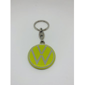 VOLKSWAGEN LOGOLU ÇİFT TARAFLI DAMLA ANAHTARLIK (2 ADET SARI-GÜMÜŞ) thumbnail 3