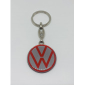 VOLKSWAGEN LOGOLU ÇİFT TARAFLI DAMLA ANAHTARLIK (2 ADET GÜMÜŞ-KIRMIZI) thumbnail 2