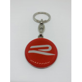 VOLKSWAGEN R LOGOLU ÇİFT TARAFLI DAMLA ANAHTARLIK (2 ADET KIRMIZI-GÜMÜŞ) thumbnail 2