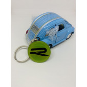 VOLKSWAGEN R LOGOLU ÇİFT TARAFLI DAMLA ANAHTARLIK (2 ADET SARI-SİYAH) thumbnail 2