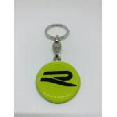 VOLKSWAGEN R LOGOLU ÇİFT TARAFLI DAMLA ANAHTARLIK (2 ADET SARI-SİYAH) thumbnail 3