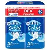 Orkid Ultra Extra Gece Ped Cesaret Paketi 40 Adet - 3