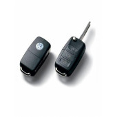 VOLKSWAGEN LOGOLU ÇİFT TARAFLI DAMLA ANAHTARLIK VE SİLİKON ANAHTAR KILIF (TAKIM) - 2