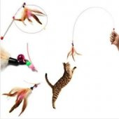 Kediler İçin Asorti Oyuncak Zilli Sopa - 2