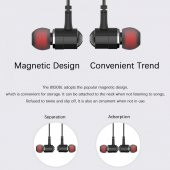 AWEI B930BL manyetik kulaklık spor Stereo kablosuz kulaklık mikrofon bas - 3