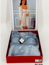 Pierre Cardin Bayan 6 lı Saten Gelin Çeyiz Seti 6010 - 7