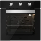 Silverline Siyah Cam Ankastre Set 3457 - CS5365B01 - BO6503B01 - 6
