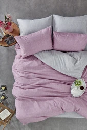 MS20LND Tek Kişilik Çift Taraflı Nevresim Takımı - 9