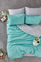 MS20LND Tek Kişilik Çift Taraflı Nevresim Takımı - 5