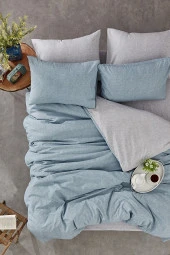 MS20LND Tek Kişilik Çift Taraflı Nevresim Takımı - 3