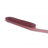 1cm x 10metre Çizgili Kumaş Kurdela - 3