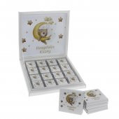 48 Adet Ayıcıklı Aydede Bebek Çikolatas İsim Etiketliı Madlen - 1